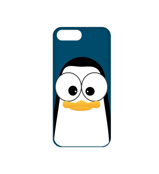 Crazy Pinguins iPhone 8 Plus Case by Andre Martin